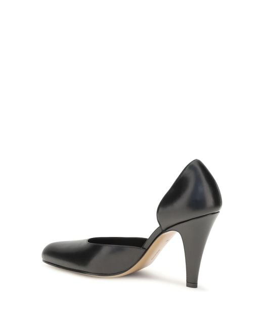 The Row Black Ornella Dorsay Pumps
