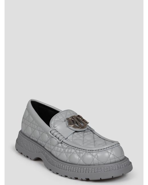 Dior Gray Buffalo Loafer for men