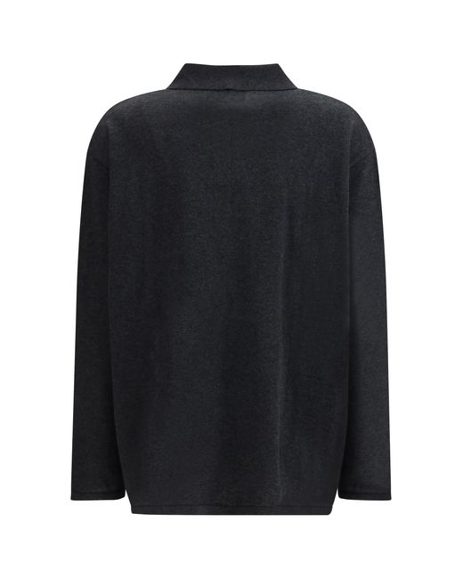 Lisa Yang Black Caisa Sweater Cotton; Kashmir/Capra Hircus