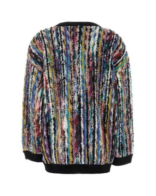 Missoni Black Bouclé Oversized Cardigan