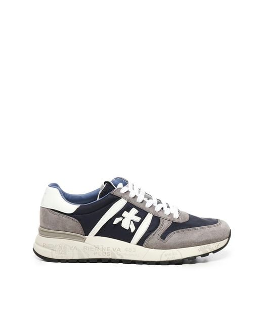 Premiata White Sneakers Lander 7207 for men