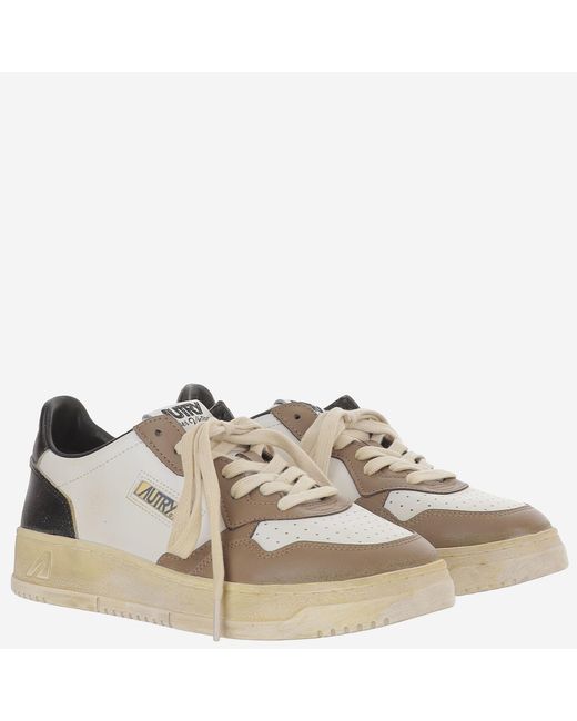 Autry Multicolor Leather Sneakers Trainers for men