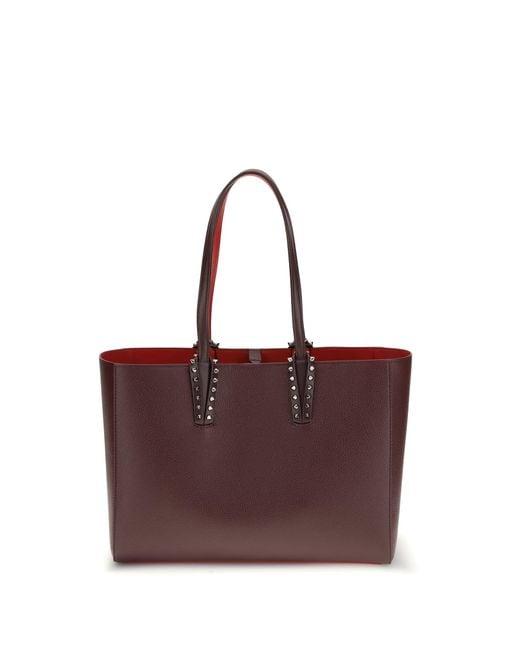 Christian Louboutin Purple Cabata Tote Bag