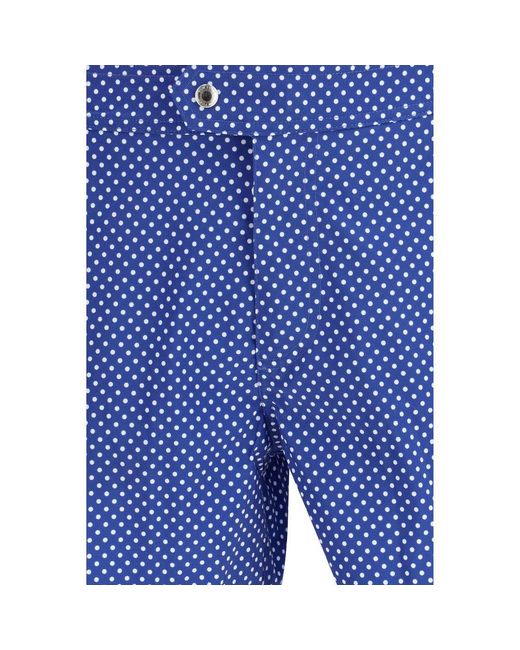 Tom Ford Blue Polyester Short And Mini Shorts for men