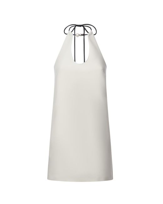 Pinko White Dresses Polyester
