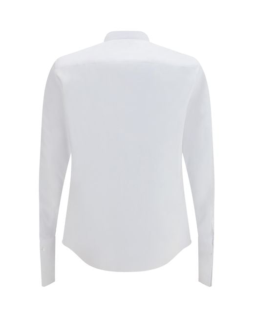 Fendi White Cotton Shirt for men