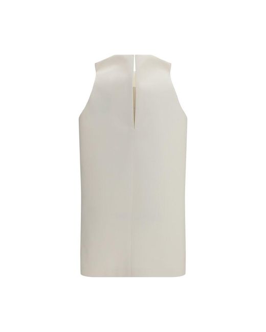 Balenciaga White Beige Wool Oves Aries Casual Dress