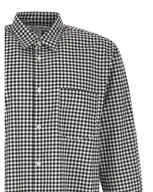 Comme des Garçons Gray Cotton Blouse for men