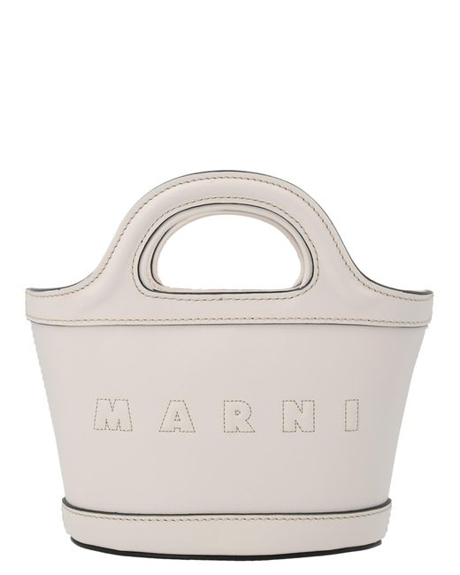Marni White 'tropicalia Micro' Handbag
