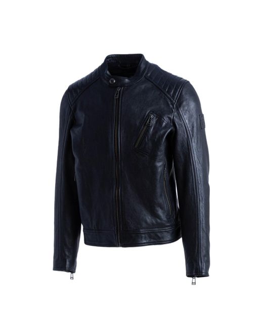 Belstaff Black V Racer 2.0 Leather Jacket for men