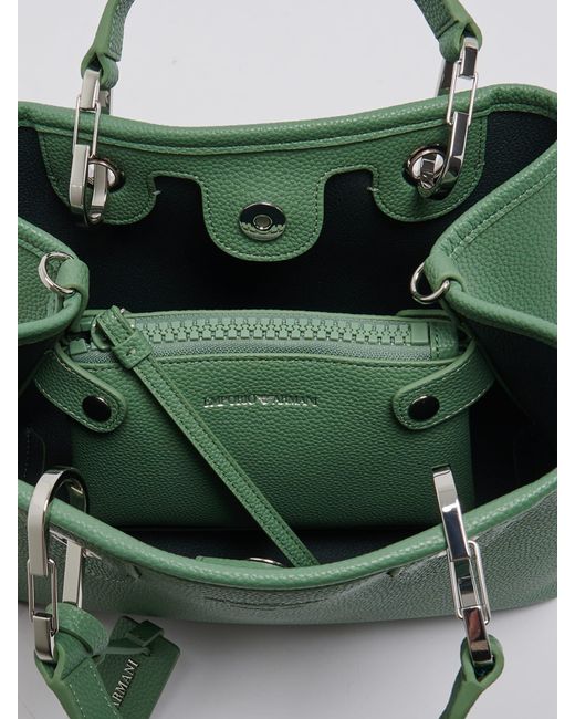 Emporio Armani Green Poliuretano Shoulder Bag