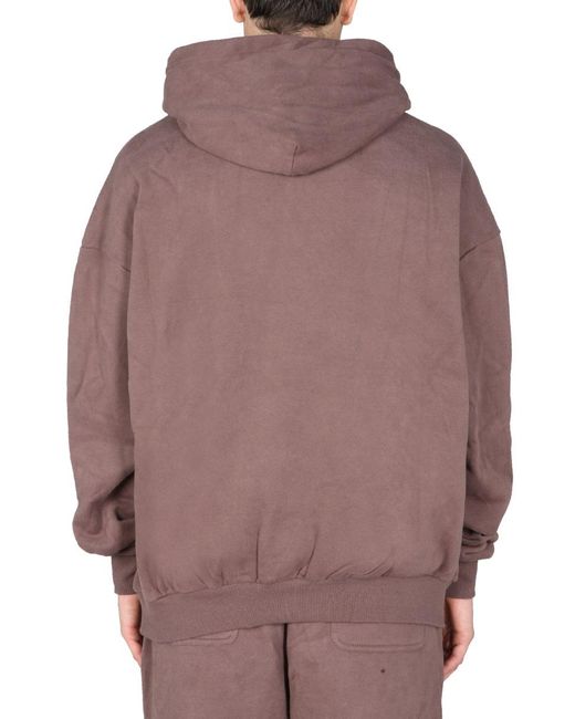 MOUTY Brown Texas Sweatshirt for men