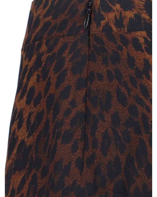 Balenciaga Multicolor Leopard-Print Maxi Skirt