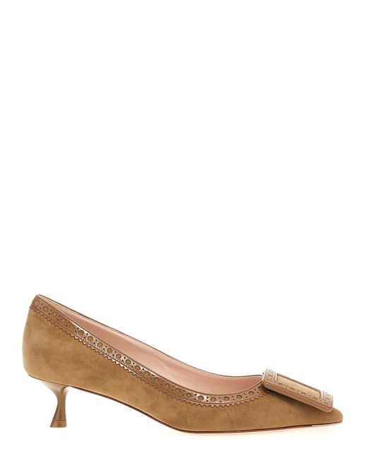 Roger Vivier Brown 'Viv' Pumps