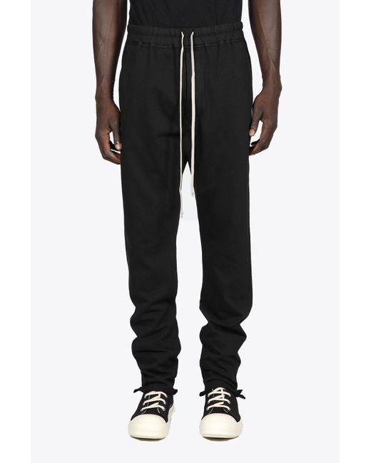 Rick Owens DRKSHDW Berlin Drawstring Black Sweatpant With Elastic