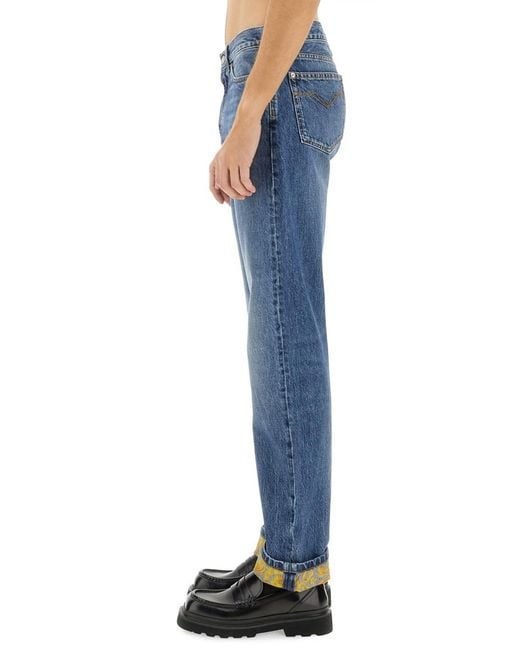 Versace Blue Jeans Cotton for men