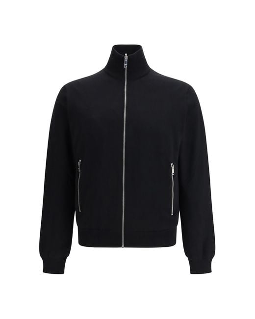 Prada Black Jacket Reversible Wool & Re-Nylon for men