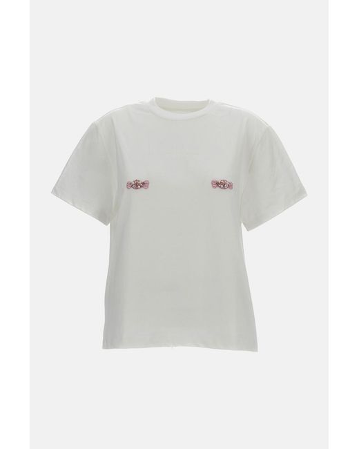 Des Phemmes White T-Shirts And Polos