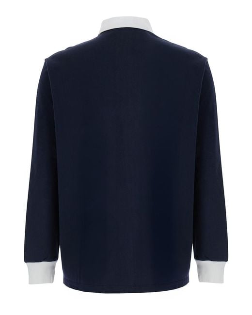 Drole de Monsieur Blue T-Shirt Round Neck T-Shirts for men