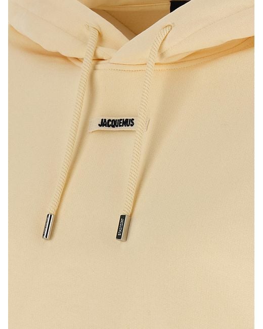 Jacquemus Natural 'Le Hoodie Gros-Grain' Hoodie