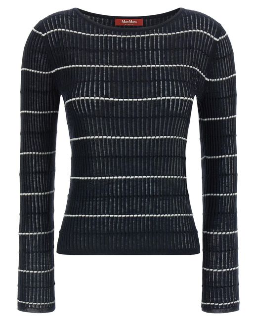 Max Mara Blue Mstpedone Sweater