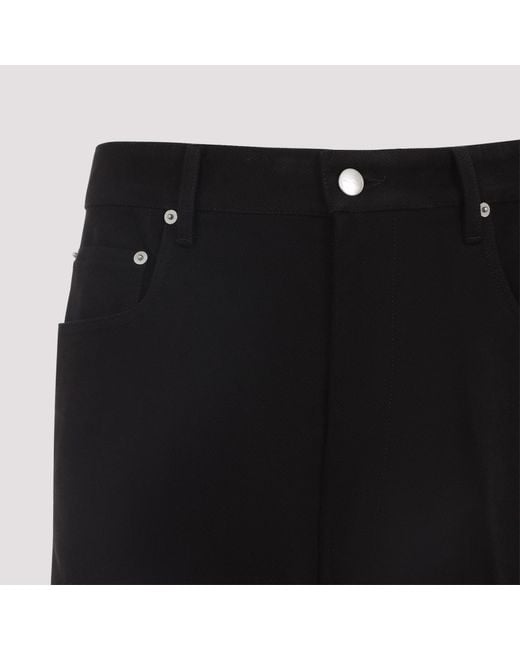 Rick Owens Black Cotton Geth Jeans for men