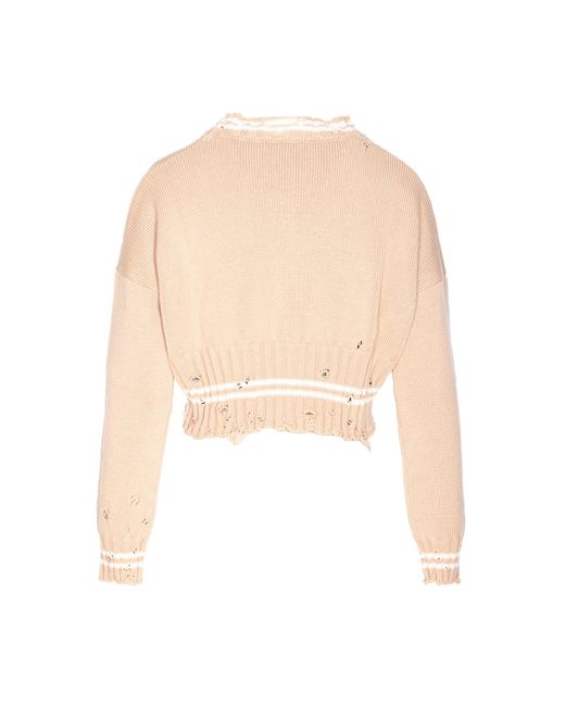 Marni White Sweaters Cotton