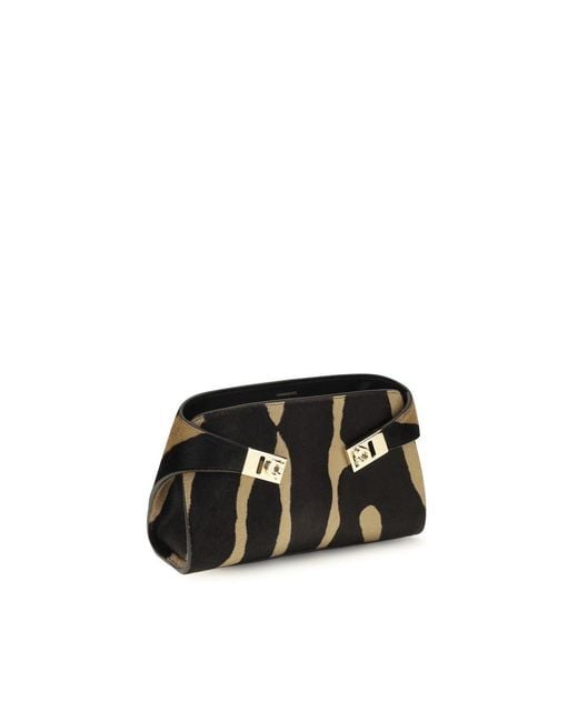 Ferragamo Black Mini Hug Shoulder Bag