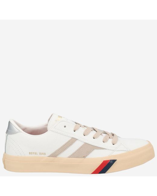 Pro Keds White Classic Leather Sneakers Trainers