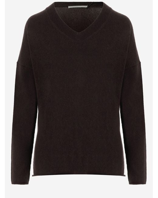 Allude Black Cashmere Sweater