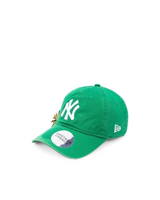 ANOTHER CHANCE Green Baseball Cap Fabric Hat for men