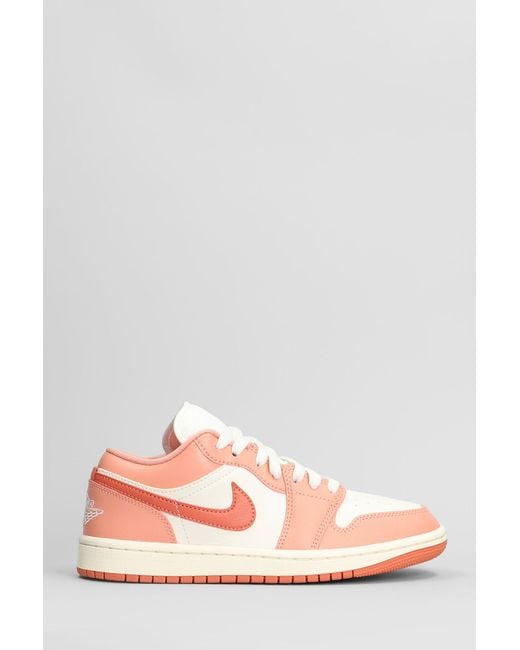 Nike Pink Air Jordan 1 Low Sneakers