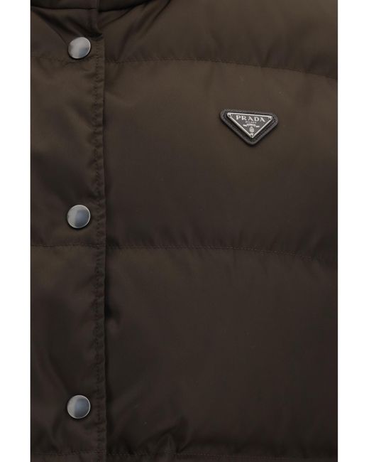 Prada Black Re-Nylon Down Gilet