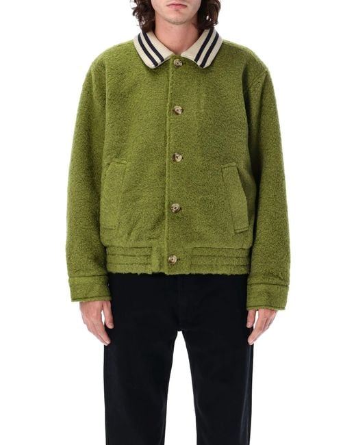 Obey Green Saunders Blouson Jacket for men