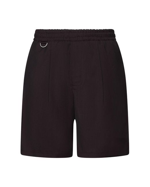 Low Brand Black Shorts for men