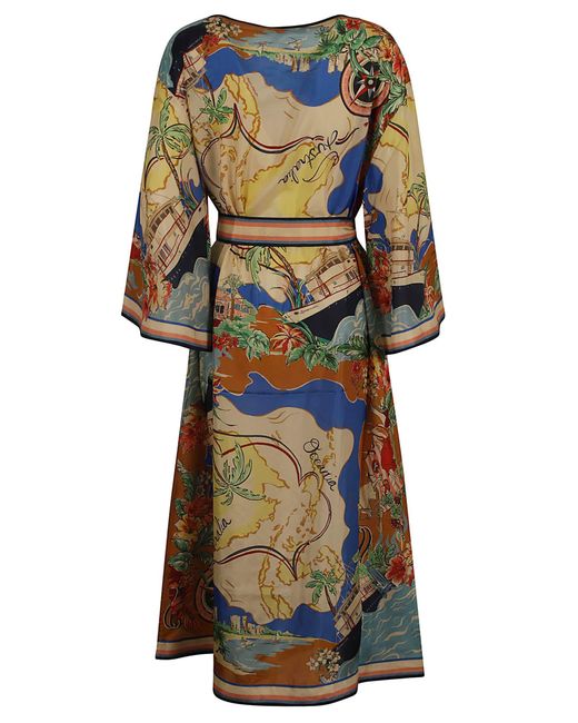 Zimmermann Multicolor Alight Midi Dress