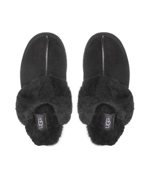 Ugg Black Disquette Slippers Shoes Flats