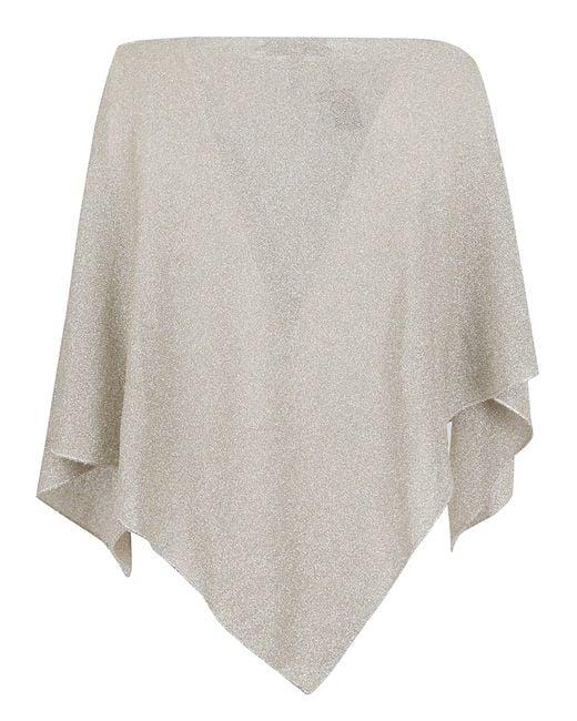 Charlott Natural Mantella Lurex Platino