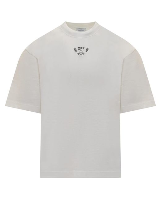 Off-White c/o Virgil Abloh White T-shirt Xon Bandana Pattern for men