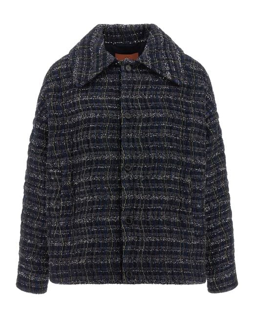 Missoni Blue Caperdoni Frame Overshirt