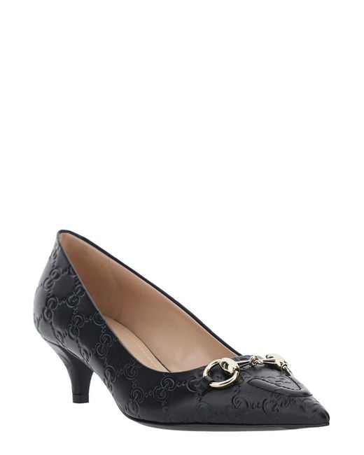 Gucci Black Pumps Erin Leather Calf