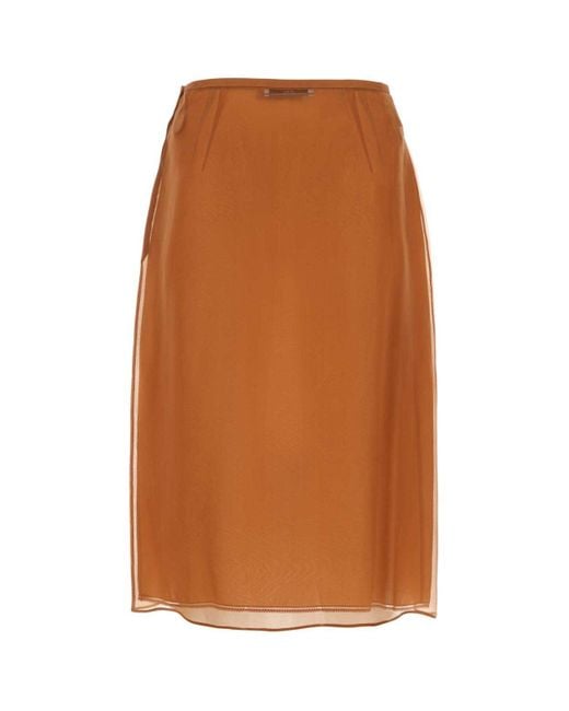 Prada Brown Skirts