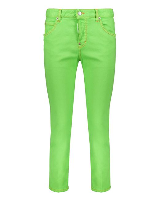 DSquared² Green Cool Girl 5-Pocket Jeans