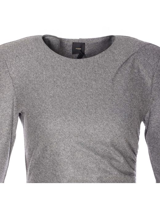 Pinko Gray Dresses Polyester