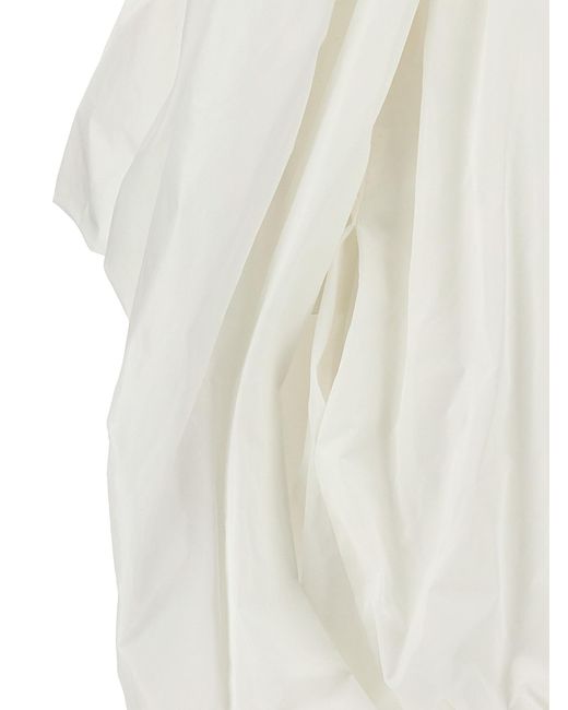 Stella McCartney White Cape Mini Dress