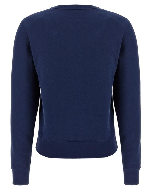 Valentino Garavani Blue Chez Sweatshirt Cotton