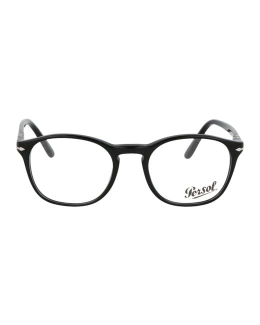 Persol Brown Acetate Optical Glasses for men
