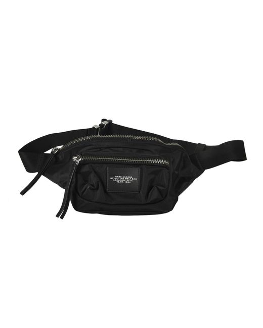 Marc Jacobs Black Logo Patched Belt Bag