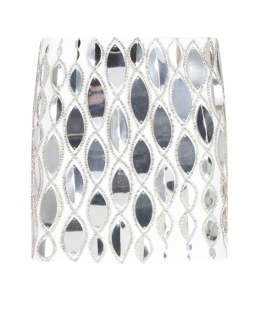 Des Phemmes White Micro Skirt