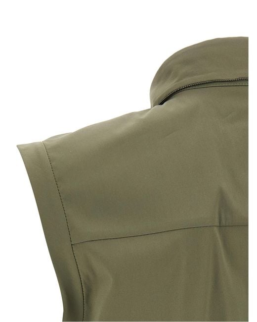 Brunello Cucinelli Green Cotton Blouse